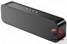 Computer Speakers for Desktop PC,Rechargeable Bluetooth Speaker,Small Black