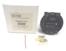 R8861hv New Genuine Isspro 2-14 Black Hourmeter Gauge 10-80vdc Zcur8861hv R8861hv New Genuine Isspro 2-14 Black Hourmeter Gauge 10-80vdc Zcur8861hv