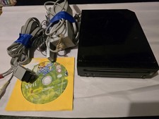 Nintendo Wii Black Console Bundle Cords Sensor Bar Zhuzhu Pets Tested Works