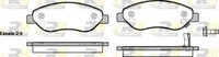 Roadhouse Bremsbelagsatz Scheibenbremse 21276.01 FüR Opel Corsa S07 L08 L68 Cdti