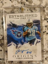 2021 Panini Origins - Established Signatures Chris Johnson #ES-CJ /99 (AU)