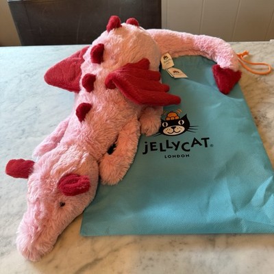 Jellycat Valentine's Heart Dragon Plush NWT | eBay
