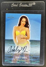 2016 Bench Warmer Ashley Doris Girls of Summer Aqua Foil Auto
