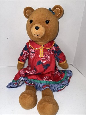 Girls Matilda Jane Teddy Bear With Nightie 18  Excellent Condition   