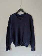 Polo Ralph Lauren Vintage Heavy Knit Hong Kong Iconic Sweater sz M