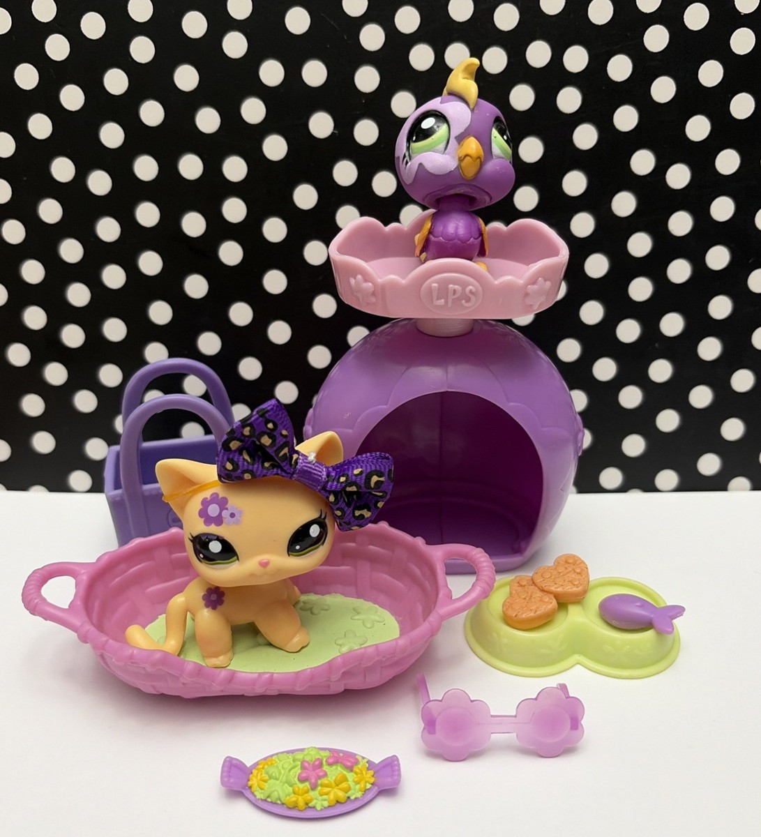 Littlest Pet Shop 1961 1962 LPS Authentic Nintendo Yellow