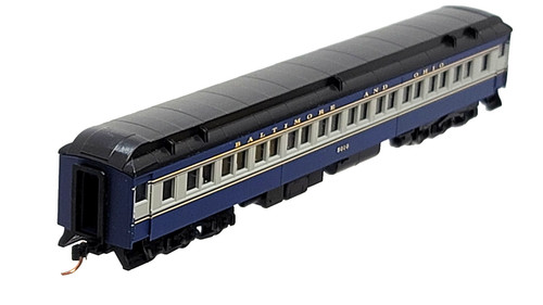 Spur N Micro-Trains 145-00-191 Pullman 78' Hvywt Pair-Window Coach B&O #5010 | Zustand: Used