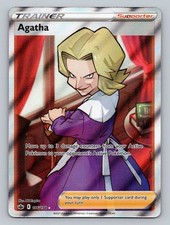 Agatha (Full Art) Holo Ultra Rare SWSH06: Chilling Reign 186/198 LP on eBay