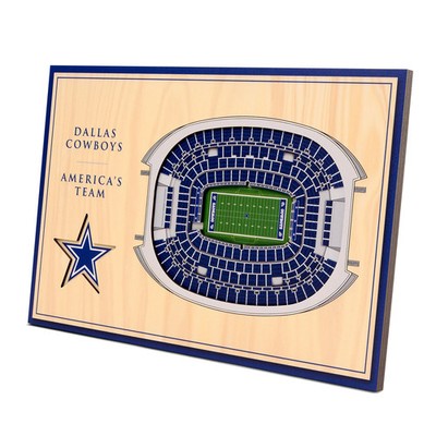 Dallas Cowboys NFL YouTheFan! 3D Stadium View Desktop Schild