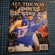 Sports Illustrated November 2016 Chicago Cubs World Champions Rizzo Bryant