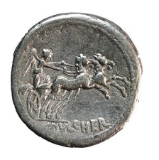 Chr. Claudius Pulcher  110/109  v.Chr.,AR Denarius 3,61 g.   22-11-07