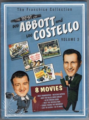 The Best of Abbott and Costello Volume 3 DVD Set, NEW in Original Shrink Wrap!