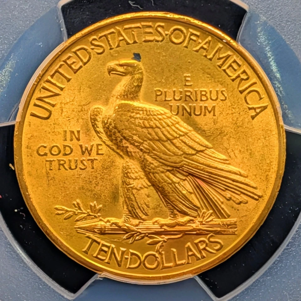 PCGS MS62 1915 Indian $10 Gold Eagle 0.4838 Oz Gold US Coin 54154472 - Image 4 of 4