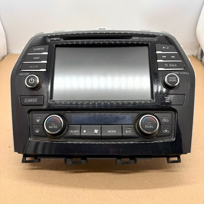 OEM 16-18 Nissan Maxima AM FM Radio Navigation Player Display Screen 259154RA0B