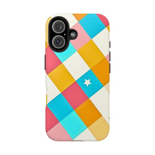Vibrant Preppy Checkered Tough Phone Case | Aesthetic - 第 8/108 張圖片