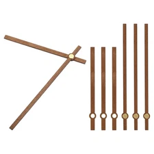 Clock Hands Kit, 4 Set Wooden Clock Hand Parts for 16 Inch Clock, E1