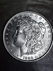 1890 P Morgan Dollar BLAZING WHITE GEM CLEARANCE START $.99