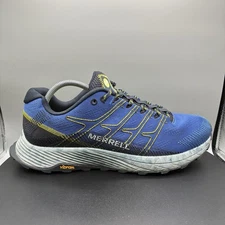 Merrell Moab Flight Vibram Sneakers Men’s 10 Wide Cobalt Trail Shoes J066747W