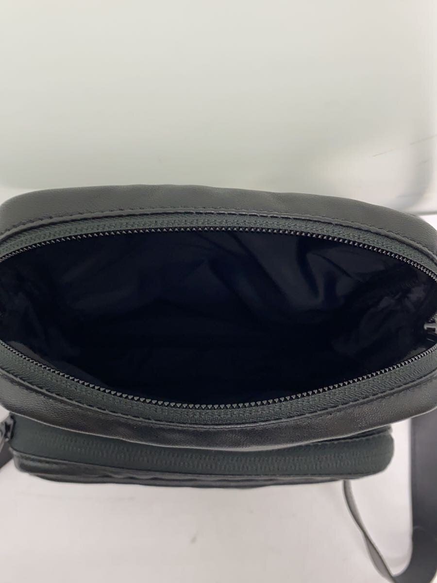 BALENCIAGA Shoulder Bag Leather Lambskin Crossbody Logo BLK 8119072 Used thumbnail 6