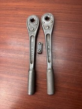 Vtg. Lot Craftsman Ratchets 12 Drive Circa 1940s H In Circle Be Date Codes