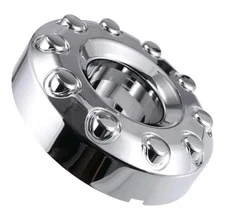 X AUTOHAUX Front 10 Lug Chrome Wheel Center Hub Cap Cover for Ford F450 F350...