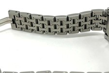 Hermes H Watch Hh1.510 Stainless Steel Quartz Ss/Qz Black Dial Silver Men'S 12