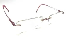 Silhouette 6767 40 6057 Titanium Pink Rimless Eyeglasses Frames 51-17 135 Unisex