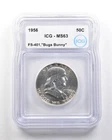 1956 Franklin Half Dollar Mint Error FS-401 Bugs Bunny MS63 ICG *1732
