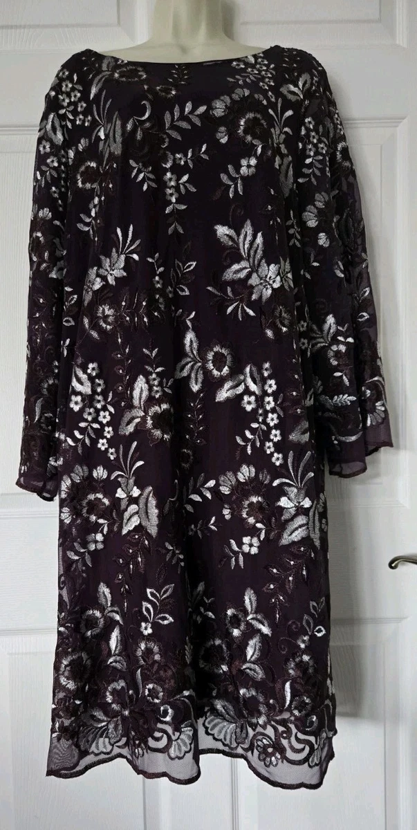 charter club dresses plus size Charter Club Women's Plus Size Linen Floral-print Flounce Shirtdress - Red