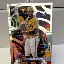 2025 Topps Cosmic Chrome Paul Skenes #100 Pirates Base Set Baseball Card