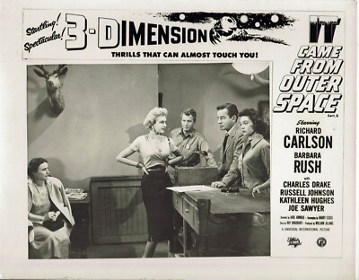 Richard Carlson Barbara Rush ES kam aus dem Weltraum Vintage Foto