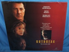 OUTBREAK 1995 LASERDISC WARNER BROS HOME VIDEO LASER DISC 2 DISC