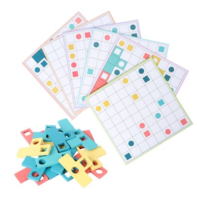 Form Sortierung Puzzle Tangram Puzzle Holz Block Puzzle Passende Spiel Spielzeug