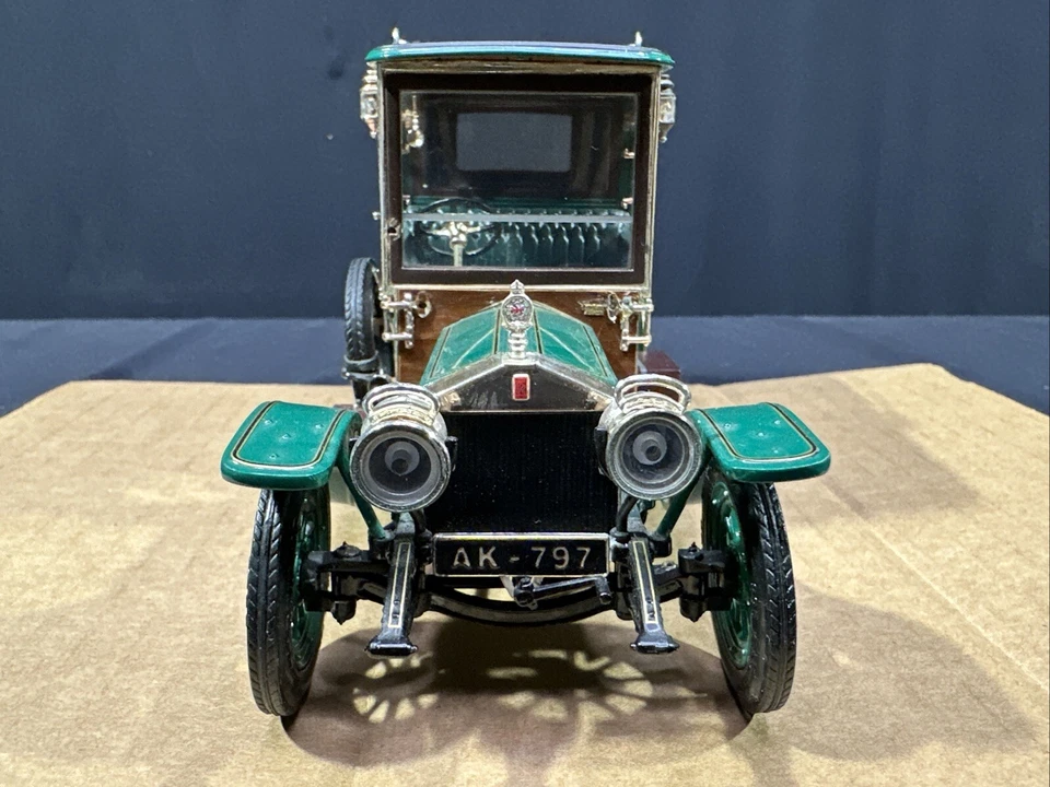 FRANKLIN COMO NUEVO 1907 ROLLS-ROYCE SILVER GHOST ESCALA 1/24 COCHE FUNDIDO A PRESIÓN Foto 3 de 4