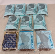 NOS Mixed Lot/10 SILKIES Shapely Perfection Control Top Pantyhose MEDIUM Mocha