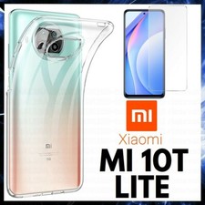 TRANSPARENT COVER TEMPERED GLASS FILM FOR Xiaomi Mi10T Lite TPU Case