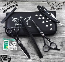 Professional Barber Hairdressing Scissors Thinning Hair Cutting Shears Set 6.5"