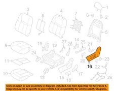Outer Finish Panel Front Left Driver Seat 87380-4BB3B For Nissan Rogue