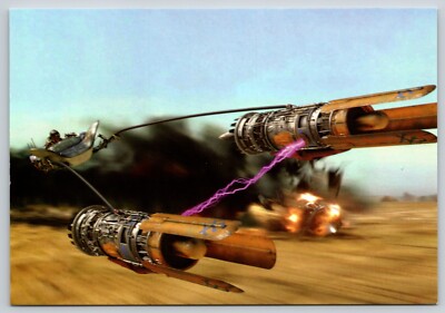 Postcard Pod Racing Star Wars The Phantom Menace Movie Clone Wars Space  Race