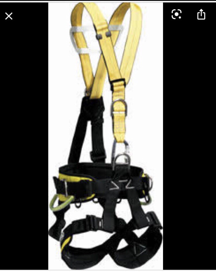 PETZL COMPLET NAVAHO C71 Imbracatura Di Sicurezza Come Nuova usata 1 Volta Sola