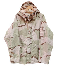 Genuine US Army Tri Colour Desert Camo Gore-Tex ECWCS Parka Jacket XL Reg #10