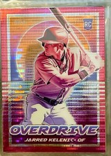 JARRED KELENIC 2021 Rookie Panini Chronicles Overdrive Pink Pulsar Prizm RC #7