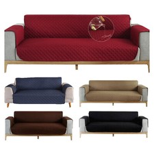 Quilted Sofa Cover Waterproof Furniture Pet Protector Sofa Cover Reversible Mat