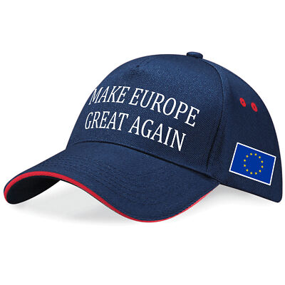 Make Europe Great Again Cap Baseball Spruch Geschenk Männer und Frauen MEGA Mütze