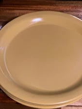 12 New Carlisle 4350122 Dallas Ware 9 Honey Yellow  Dinner Plates Hard to find