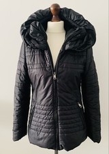 James Lakeland Black Puffer Jacket, Uk 6