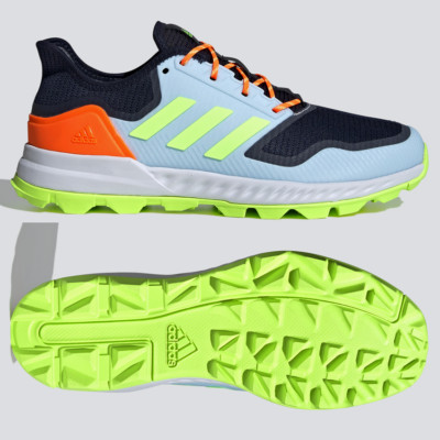 Adidas Adipower Hockeyschuhe Herren Größe 11 4,5 Feldschuhe blau