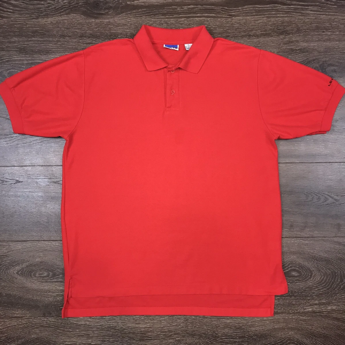 Levi's red hotsell polo shirt