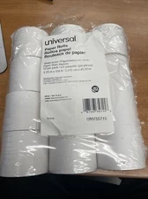 Universal Adding Machine/Calculator Roll, 2-1/4"x150 ft White 21 Rolls(UNV35715)