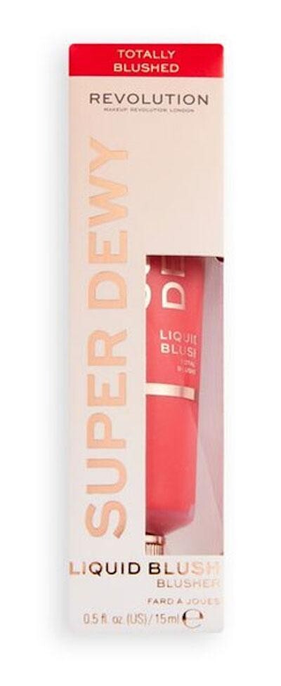 REVOLUTION SUPER DEWY LIQUID BLUSH - TOTALLY BLUSHED NEW BOXED